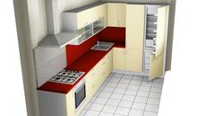 Kuchyňský návrh v 3D studiu